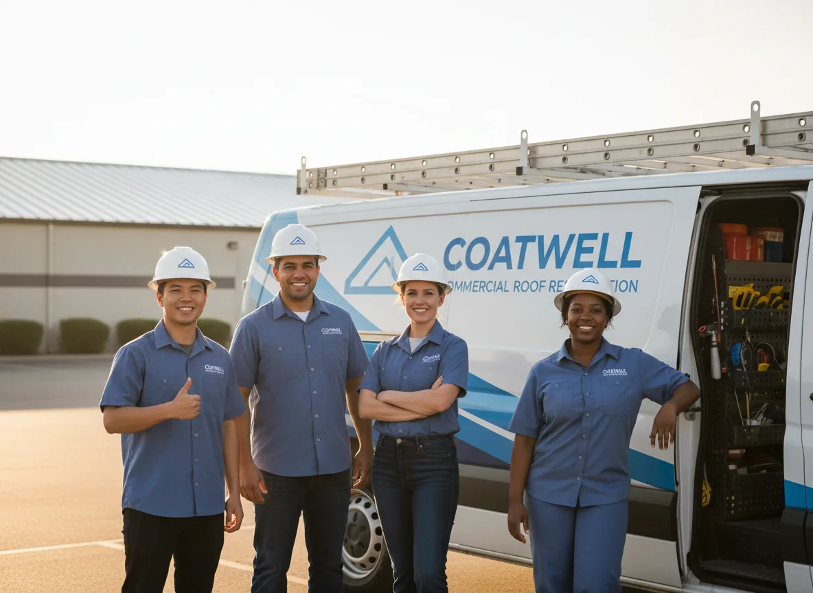 Commercial roof coating company in Linwood, NY